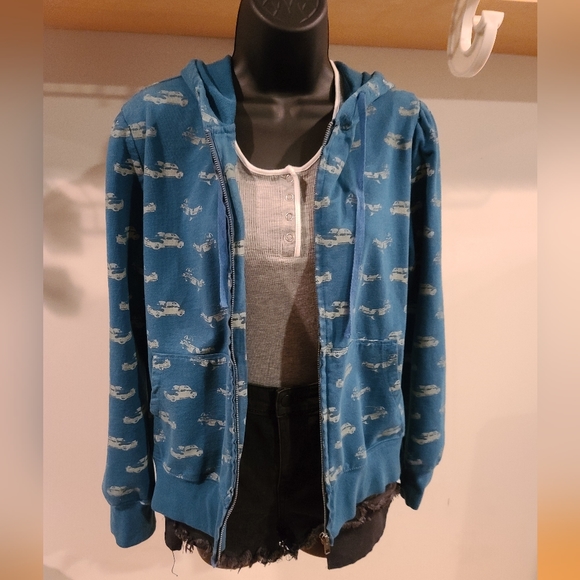 Y2k Zip Up Car Hoodie! - Picture 7 of 8